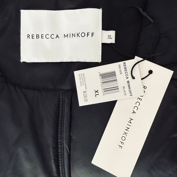 Rebecca Minkoff Quilted Puffer Jacket XL (NWT $228.00) - Picture 3 of 6